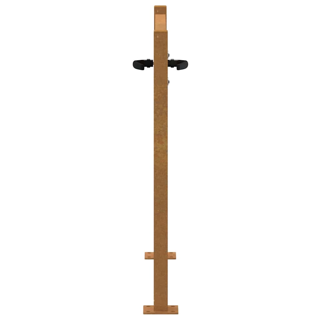 Garden Gate 100x100 cm Corten Steel Square Design