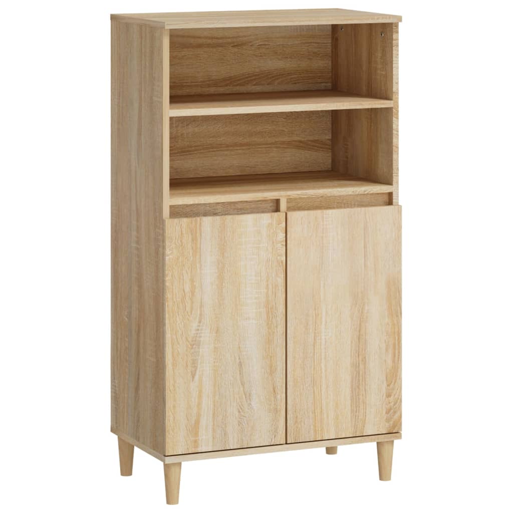 Highboard Sonoma Oak 60x36x110 cm Engineered Wood