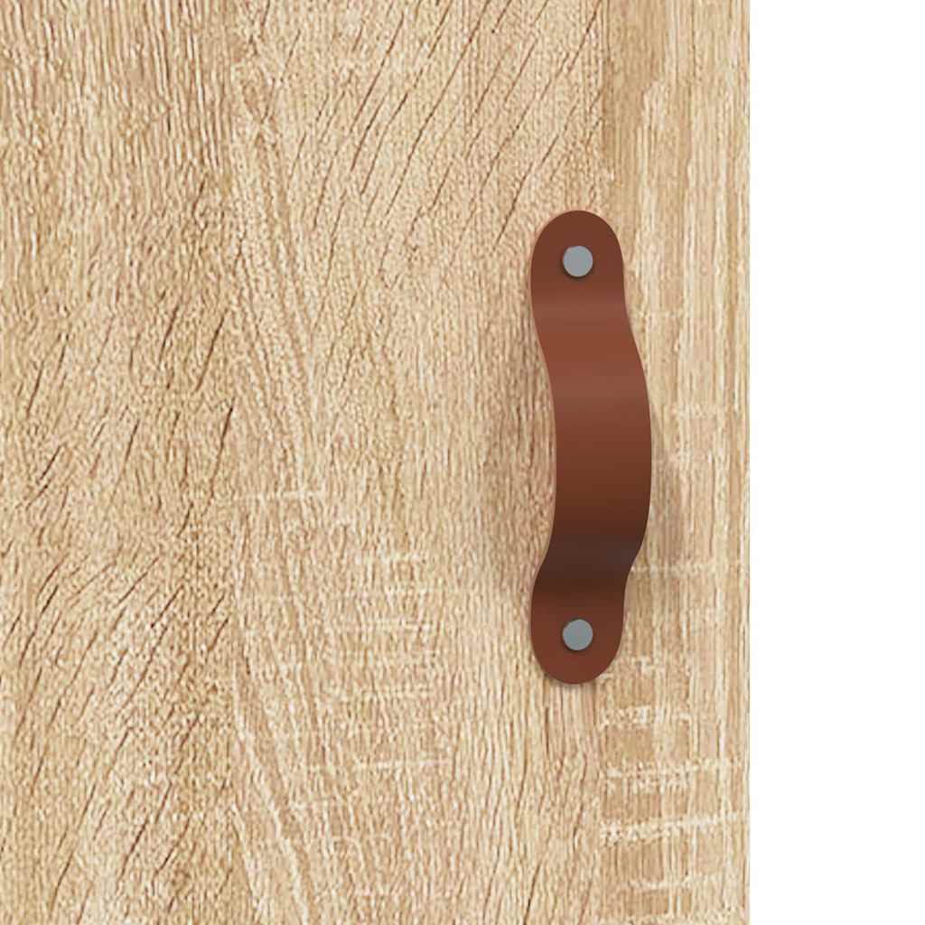 Wall Mounted Cabinets 2 pcs Sonoma Oak 69.5x34x90 cm