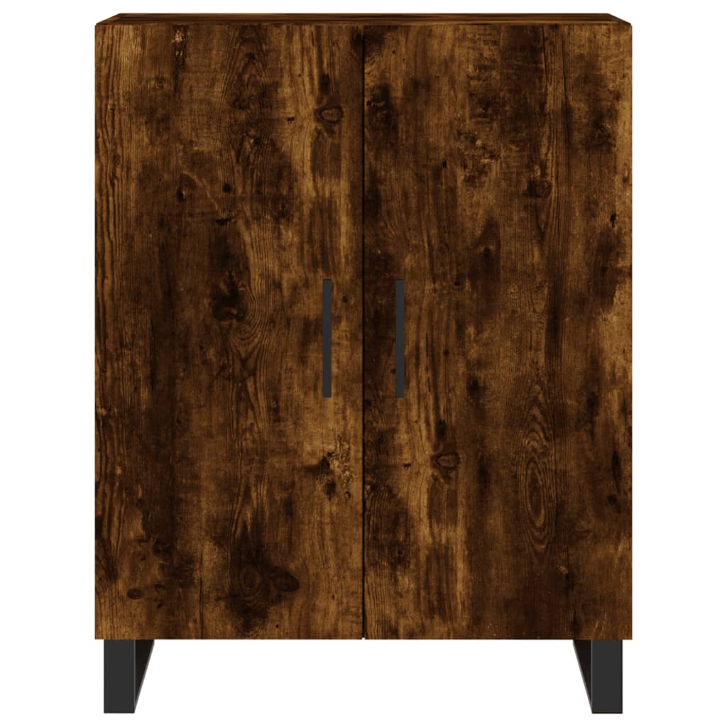 Highboard Smoked Oak 69,5x34x180 cm Engineered Wood