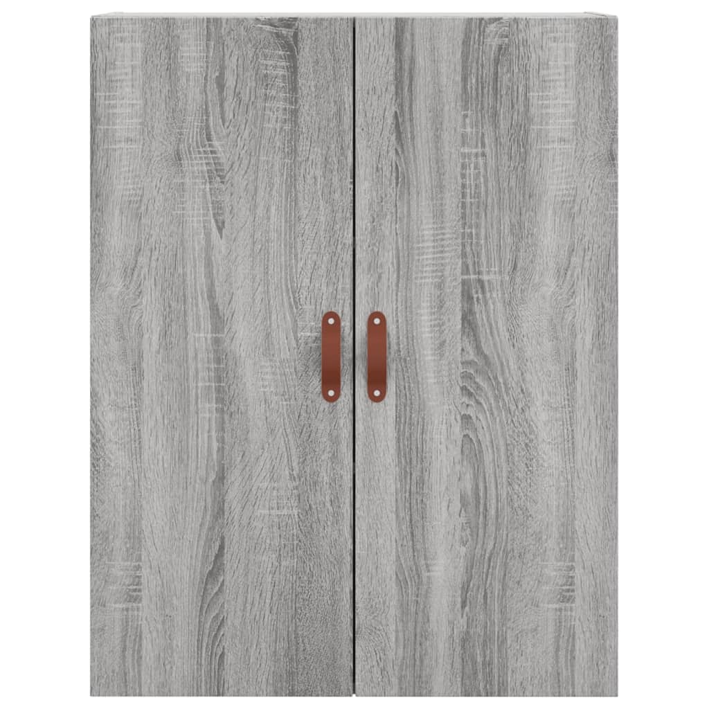 Highboard Grey Sonoma 69,5x34x180 cm Engineered Wood
