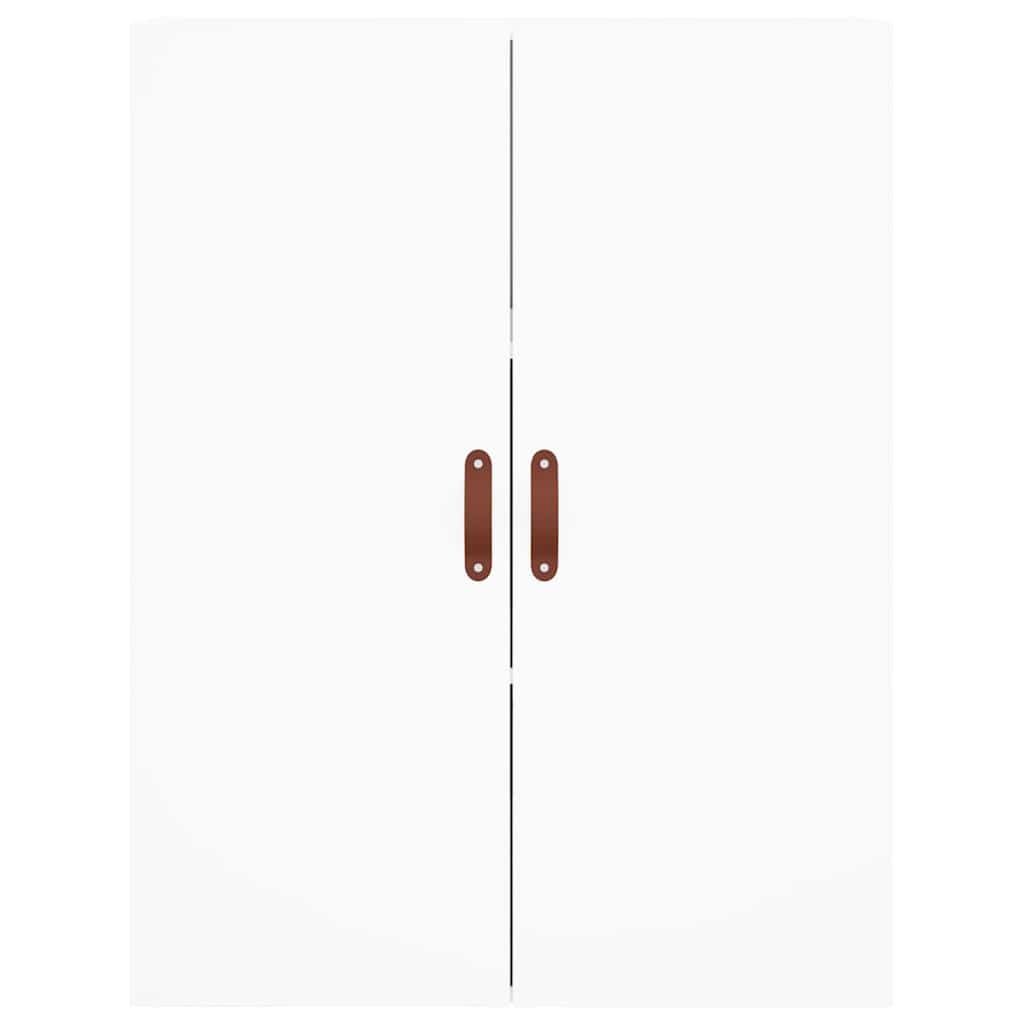 Highboard White 69,5x34x180 cm Engineered Wood