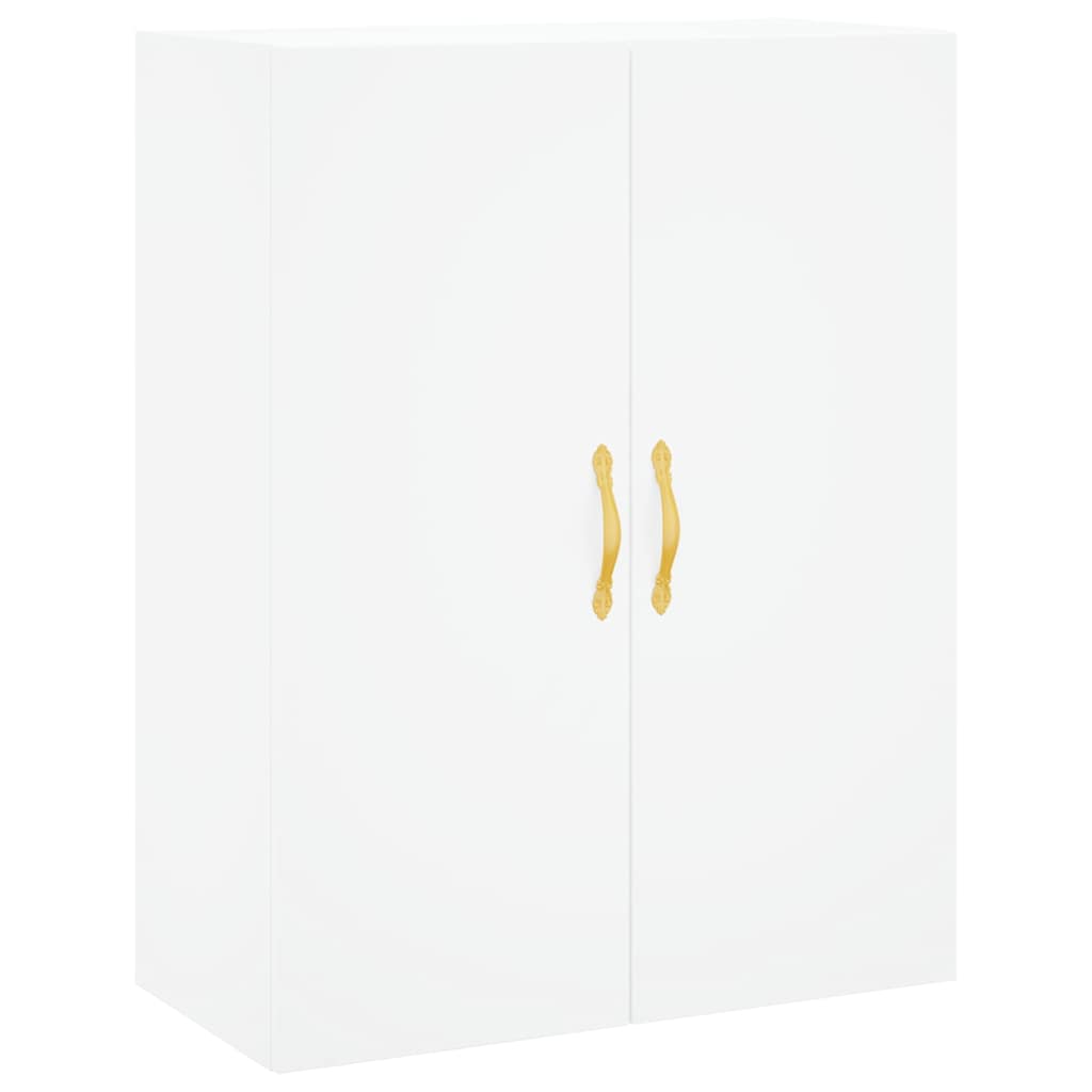 Highboard White 69,5x34x180 cm Engineered Wood