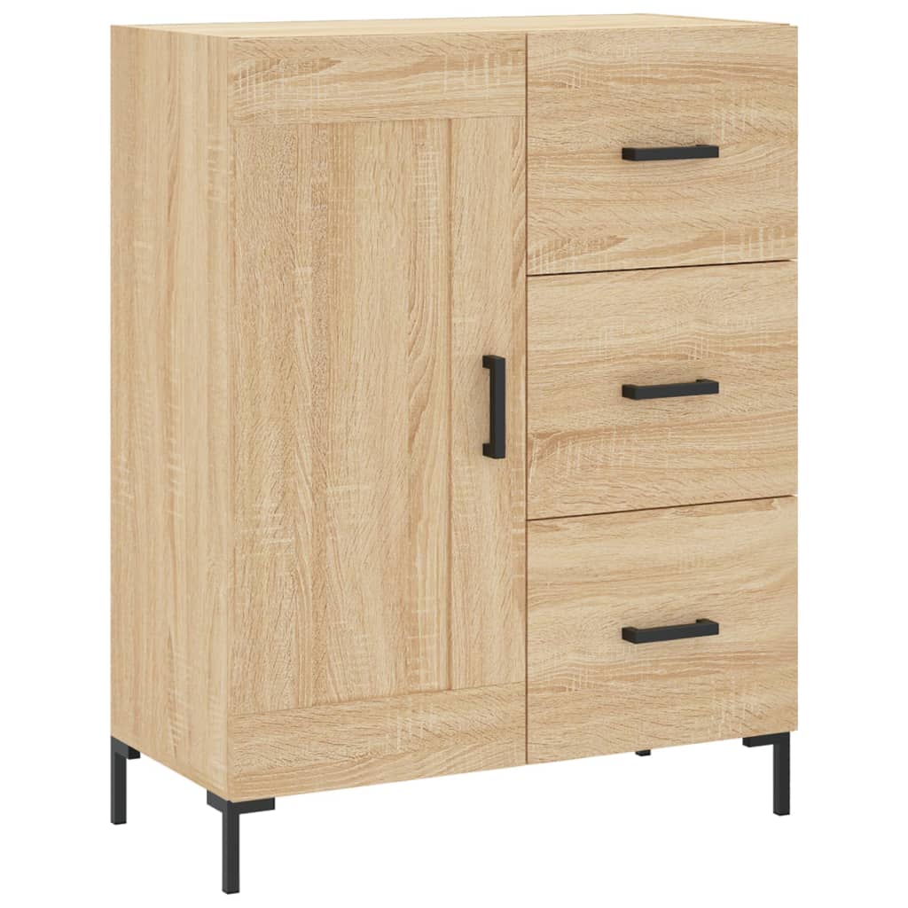 Highboard Sonoma Oak 69.5x34x180 cm Engineered Wood