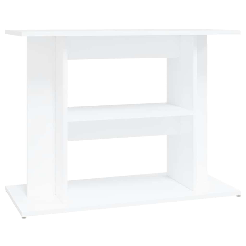 Aquarium Stand White 80x35x60 cm Engineered Wood