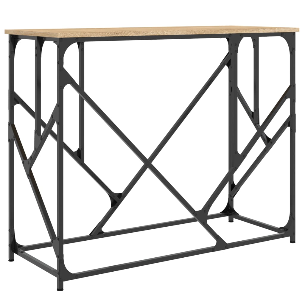Console Table Sonoma Oak 100x40x80 cm Engineered Wood
