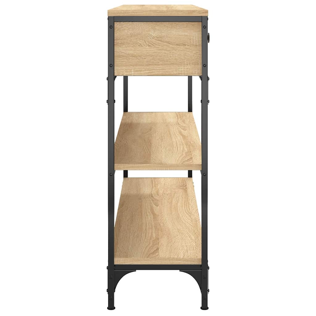 Console Table | Sonoma Oak | Engineered Wood | Narrow | Adjustable Feet