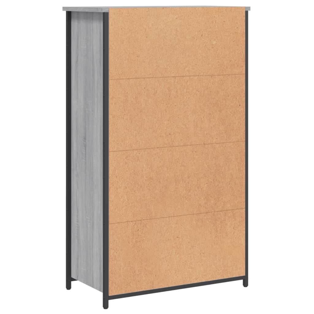 Highboard Grey Sonoma 62x32x103,5 cm Engineered Wood