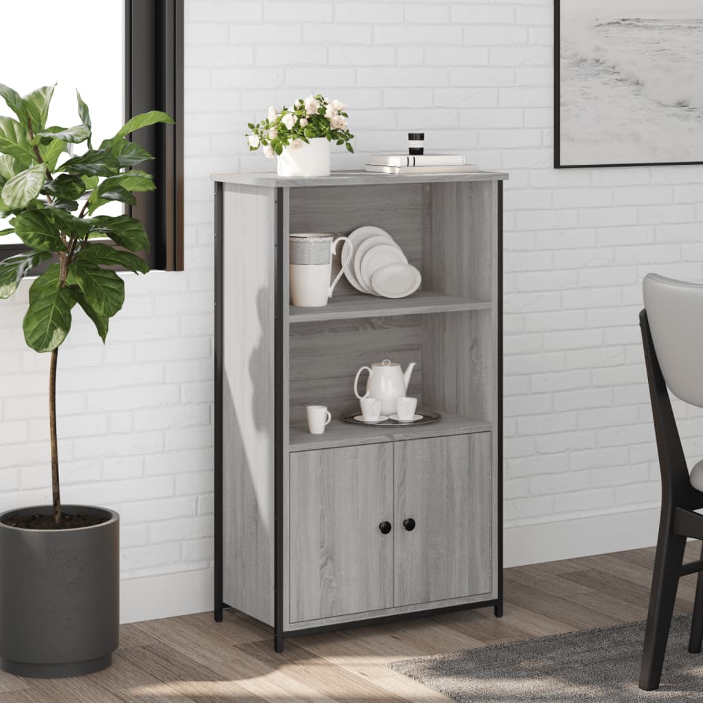 Highboard Grey Sonoma 62x32x103,5 cm Engineered Wood