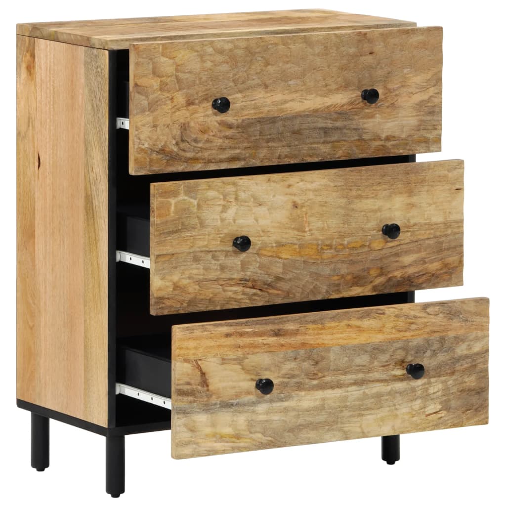 Side Cabinet 60x33x75 cm Solid Wood Mango