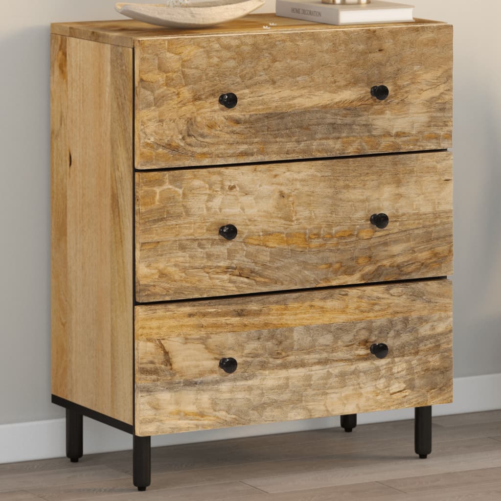 Side Cabinet 60x33x75 cm Solid Wood Mango