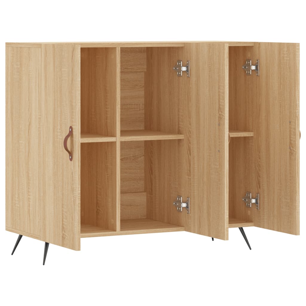 Sideboard Sonoma Oak 90x34x80 cm Engineered Wood