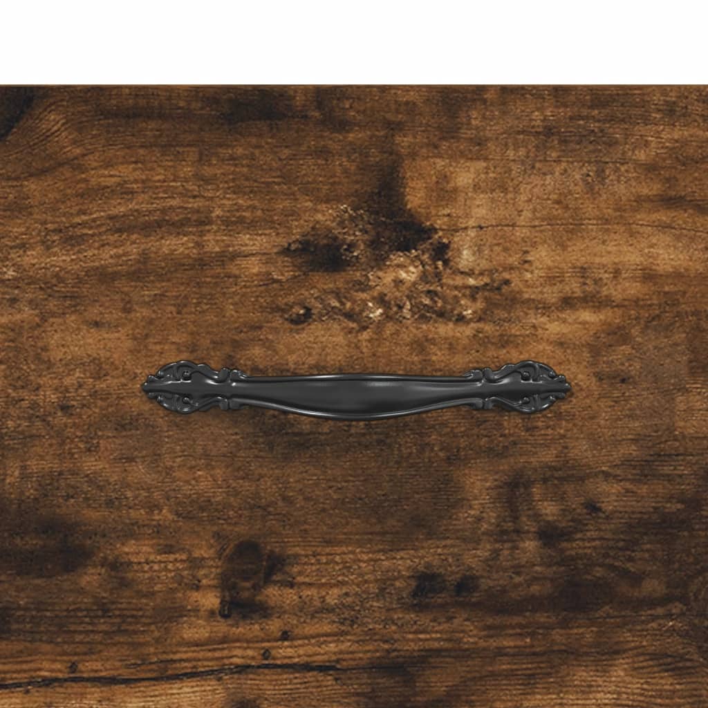 Sideboard Smoked Oak 100x36x60 cm Engineered Wood