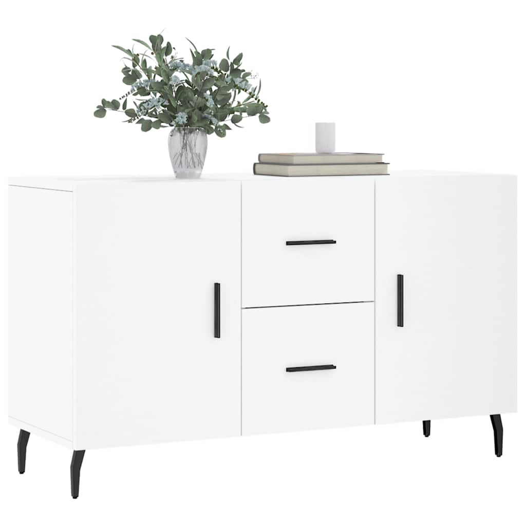 Sideboard White 100x36x60 cm Engineered Wood