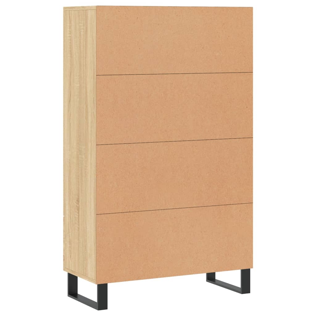 Highboard Sonoma Oak 69.5x31x115 cm Engineered Wood