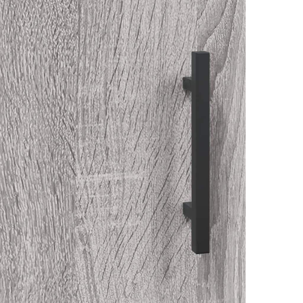 Highboard Grey Sonoma 69.5x31x115 cm Engineered Wood