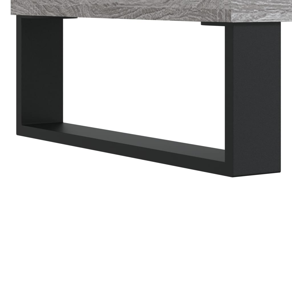 Highboard Grey Sonoma 69.5x31x115 cm Engineered Wood