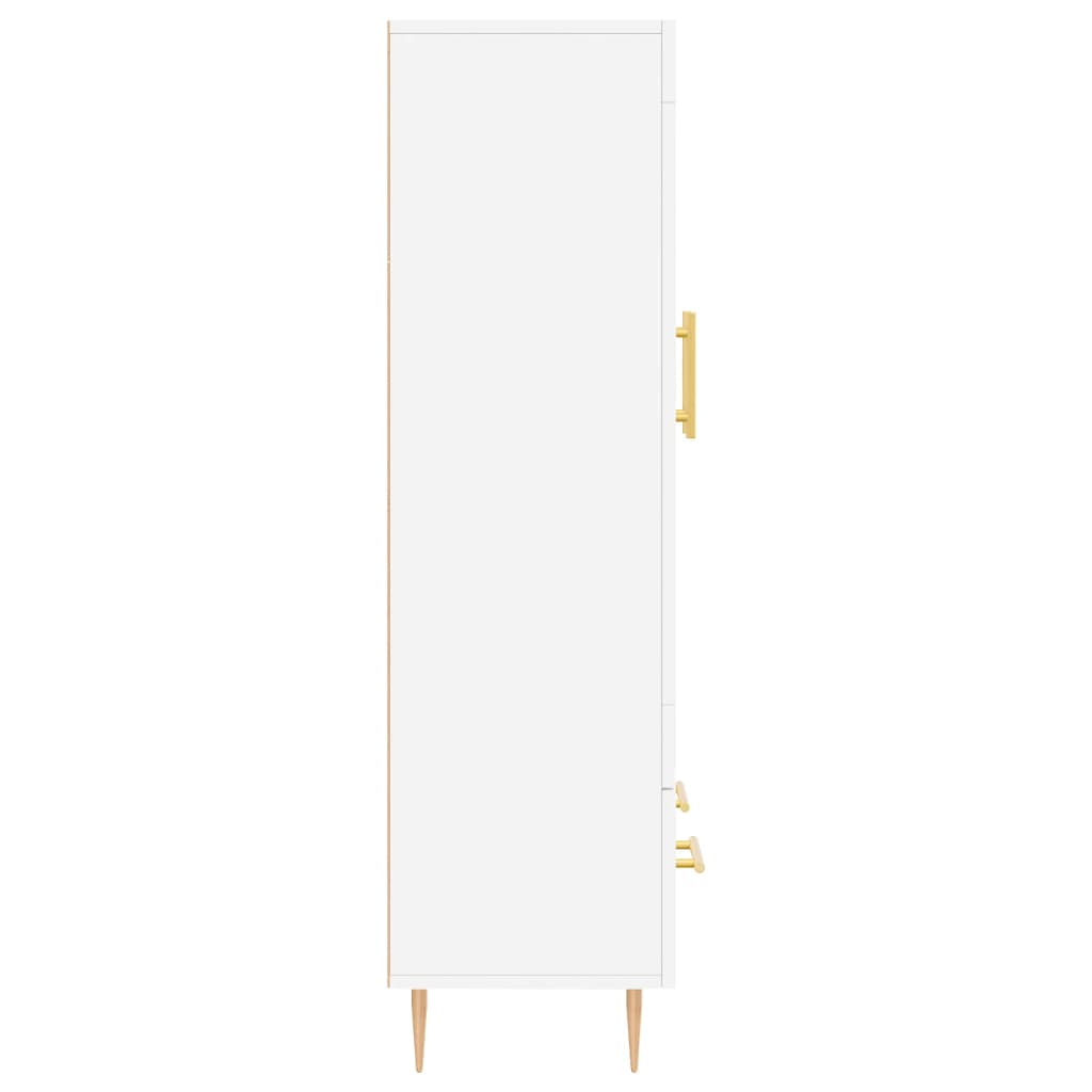 Highboard White 69.5x31x115 cm Engineered Wood