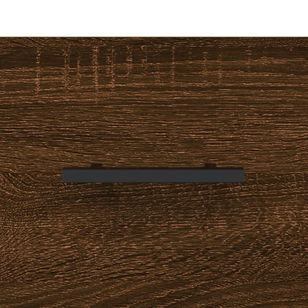 Coffee Table Brown Oak 50x50x40 cm Engineered Wood