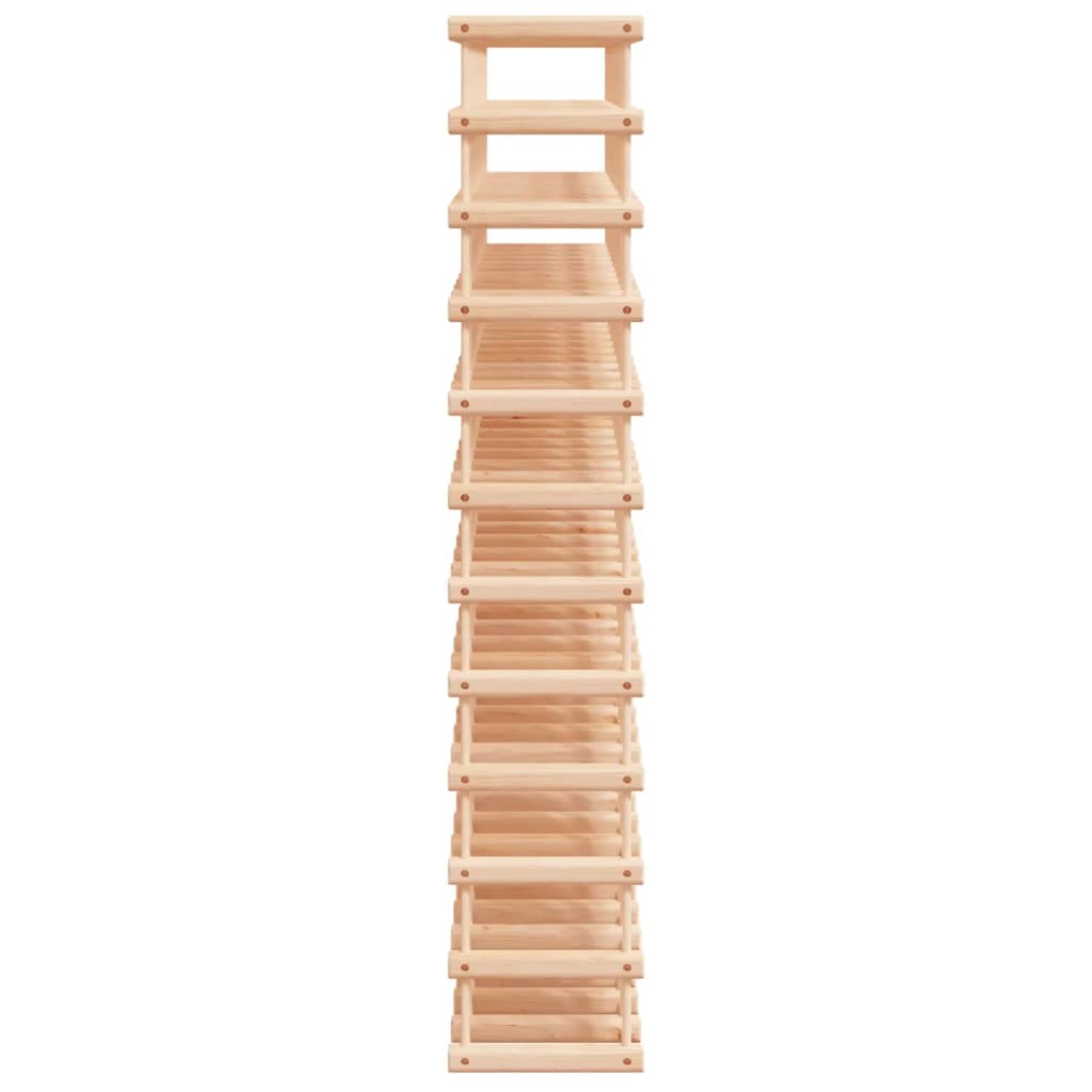 Wine Rack for 120 Bottles 112,5x23x123,5 cm Solid Wood Pine