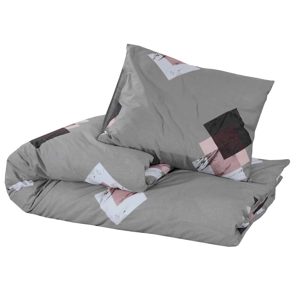 Duvet Cover Set Multicolour 240x220 cm Cotton