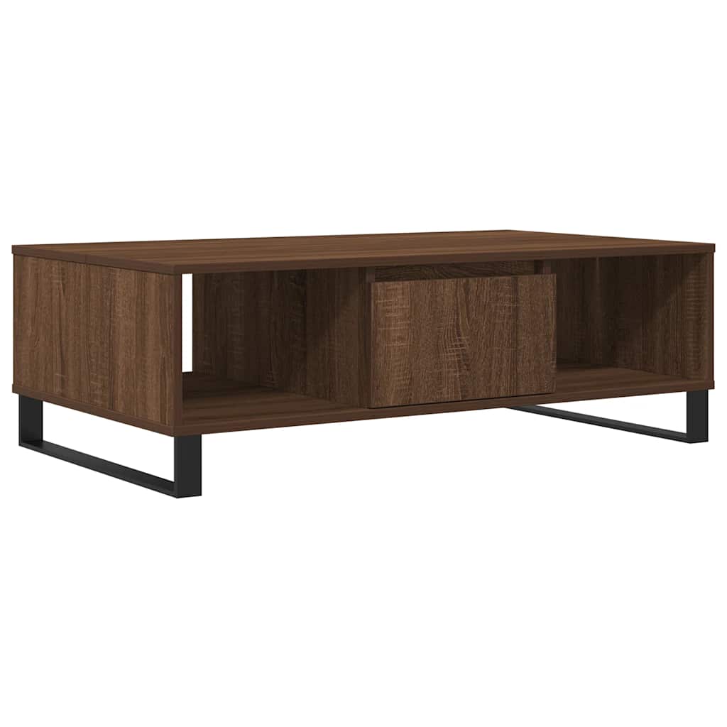 Coffee Table Brown Oak 104x60x35 cm Engineered Wood