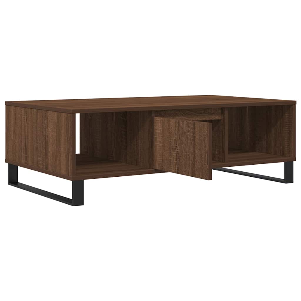 Coffee Table Brown Oak 104x60x35 cm Engineered Wood