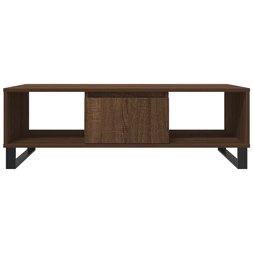 Coffee Table Brown Oak 104x60x35 cm Engineered Wood