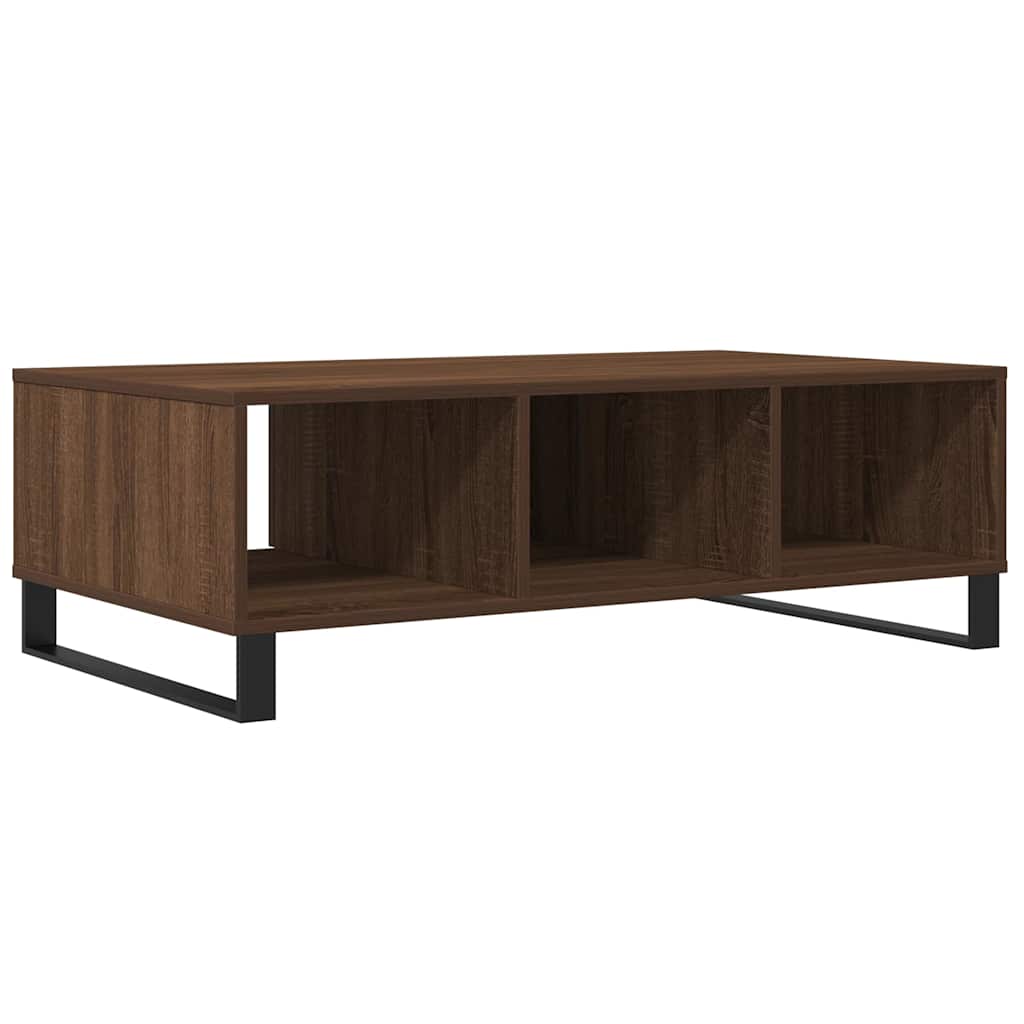 Coffee Table Brown Oak 104x60x35 cm Engineered Wood