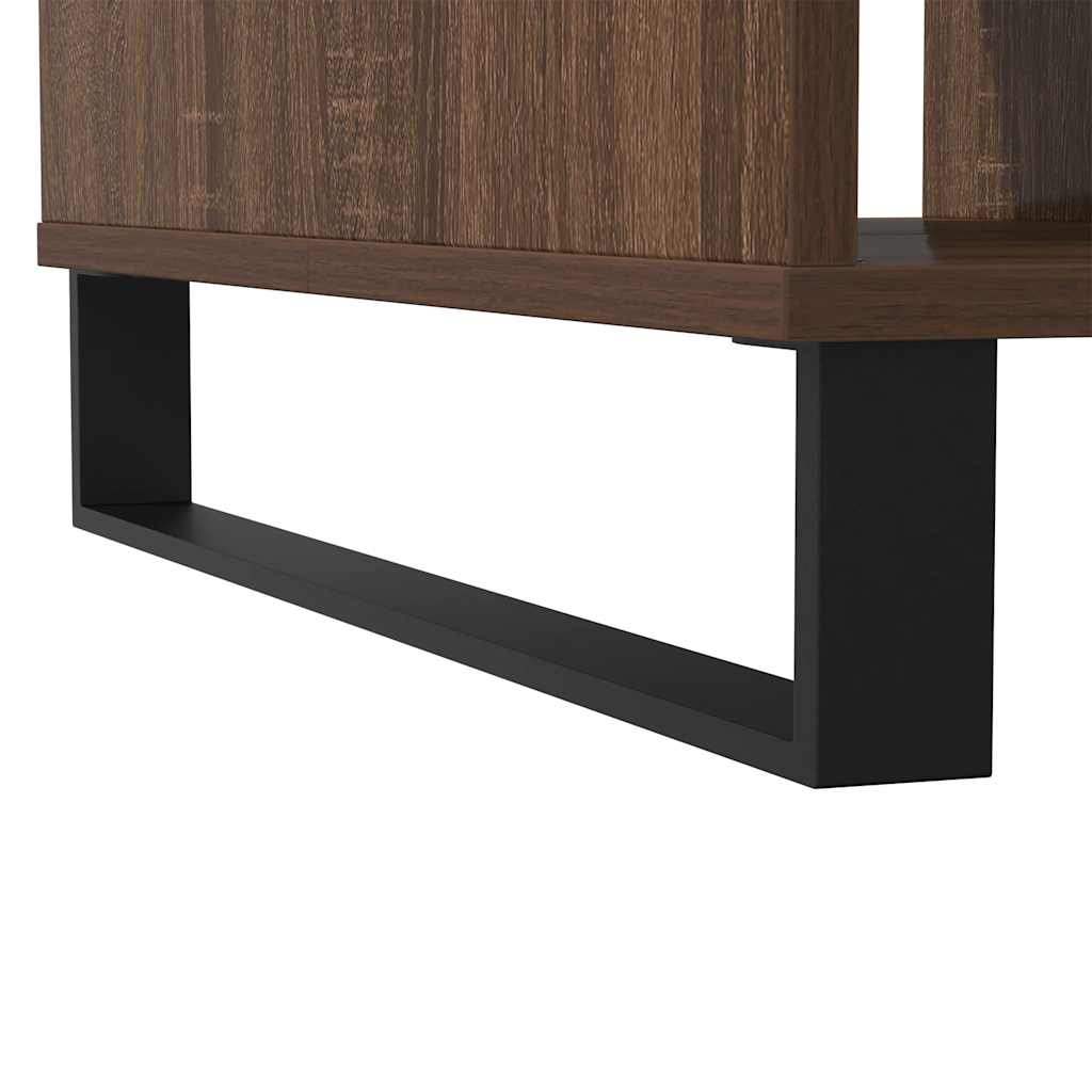 Coffee Table Brown Oak 104x60x35 cm Engineered Wood