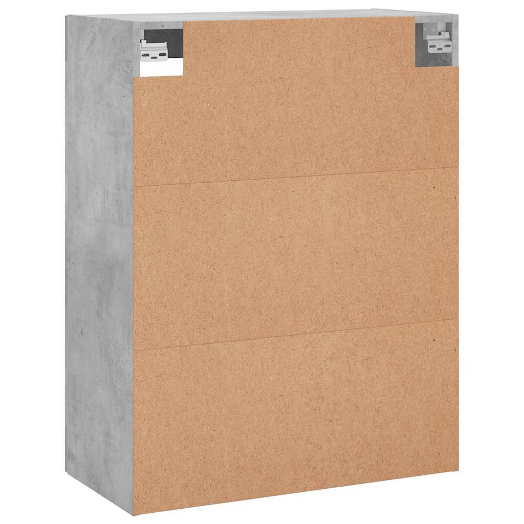 Wall Mounted Cabinet Concrete Grey 69.5x34x90 cm