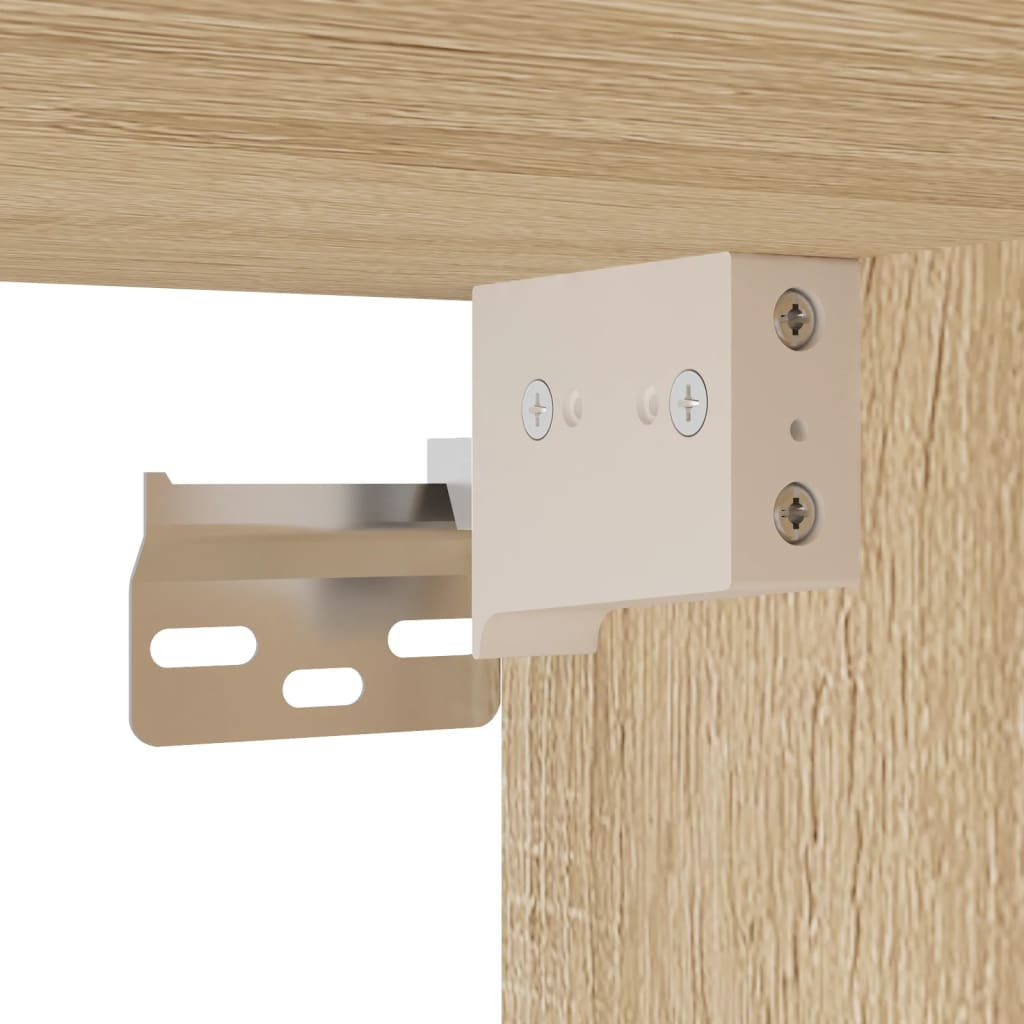 Wall Mounted Cabinet Sonoma Oak 34,5x34x90 cm
