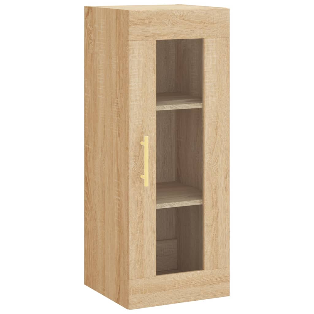 Wall Mounted Cabinet Sonoma Oak 34.5x34x90 cm