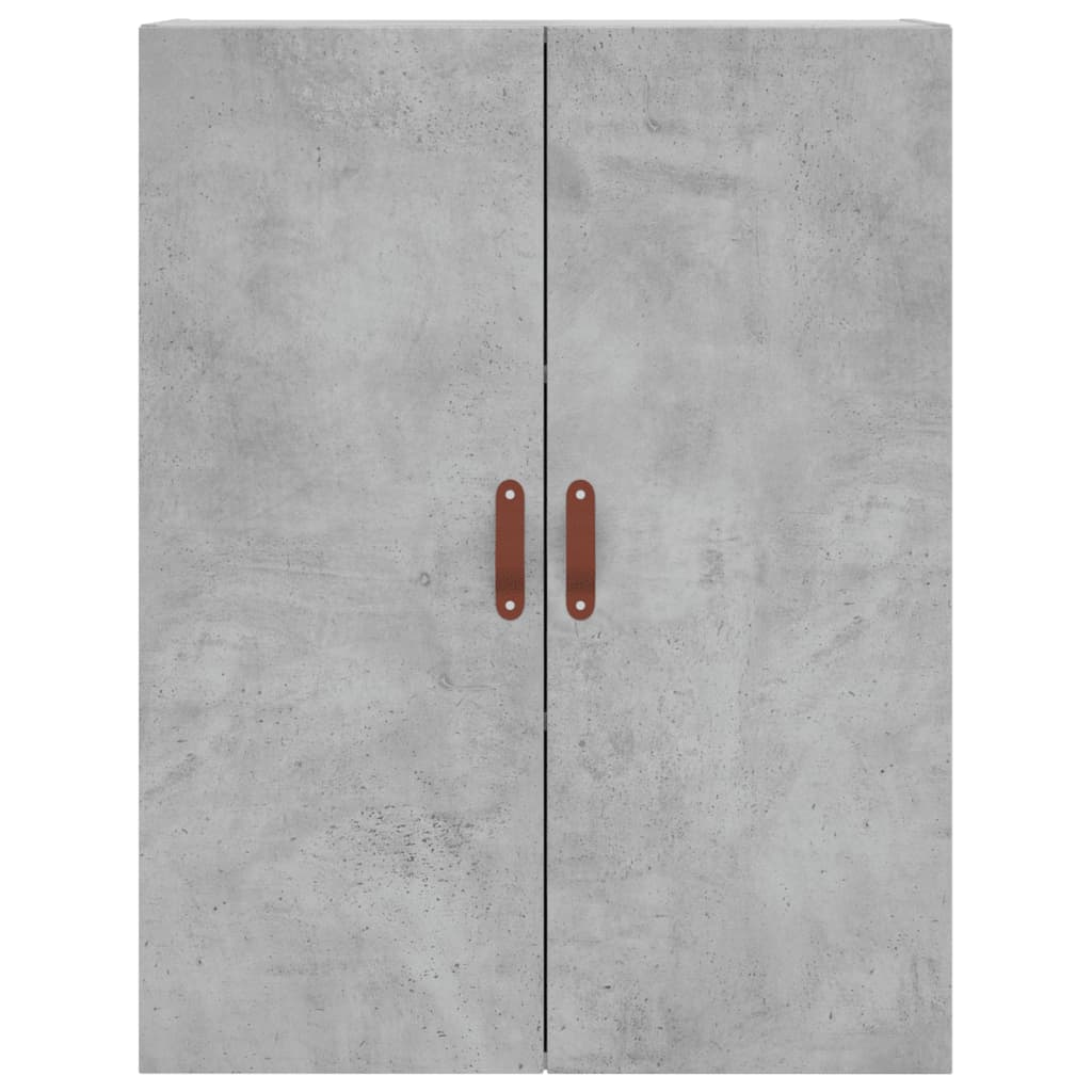 Highboard Concrete Grey 69,5x34x180 cm Engineered Wood