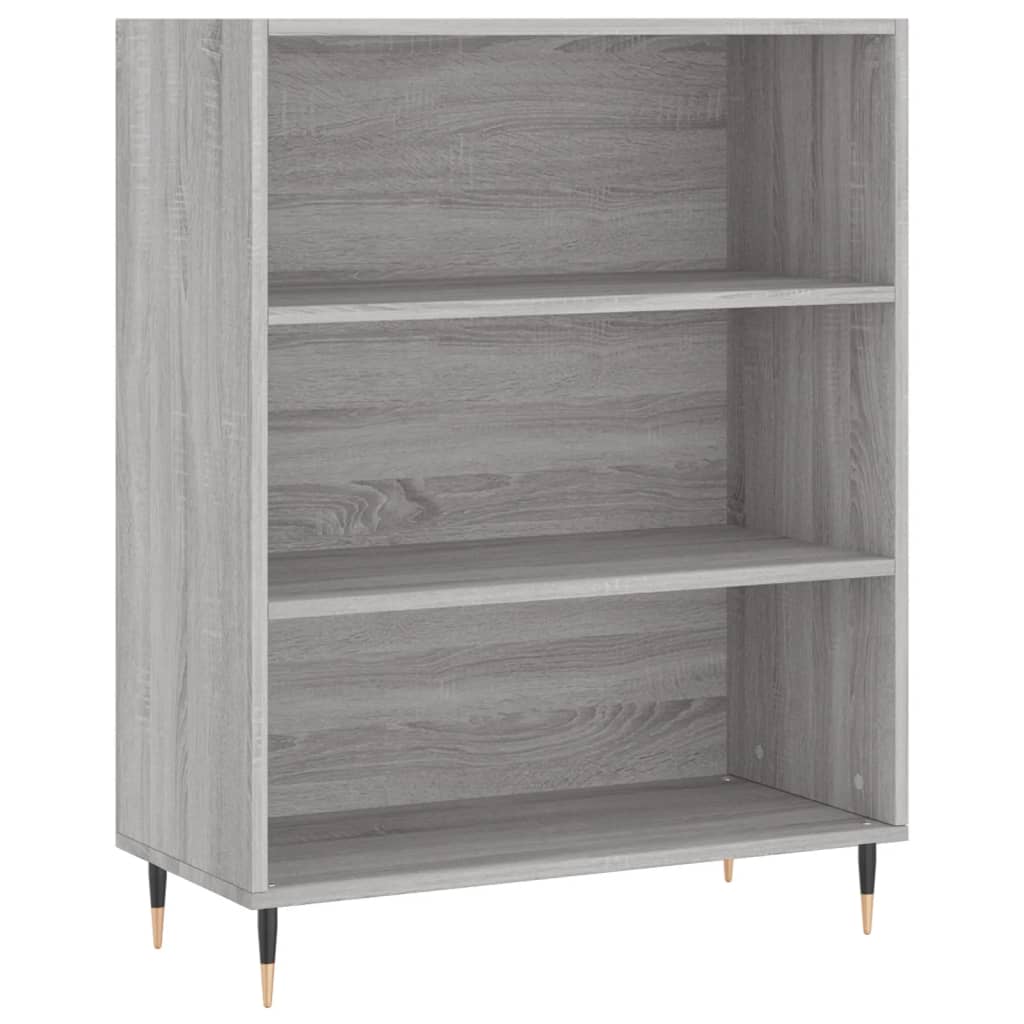 Highboard Grey Sonoma 69,5x34x180 cm Engineered Wood