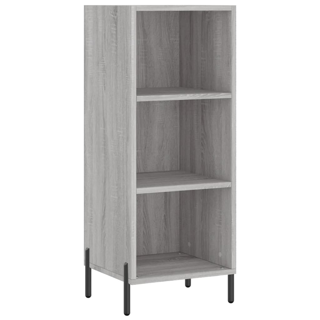 Highboard Grey Sonoma 34,5x34x180 cm Engineered Wood