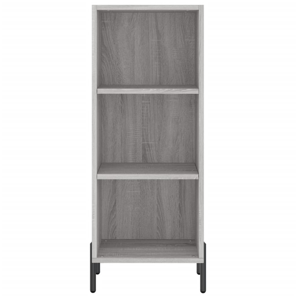 Highboard Grey Sonoma 34,5x34x180 cm Engineered Wood