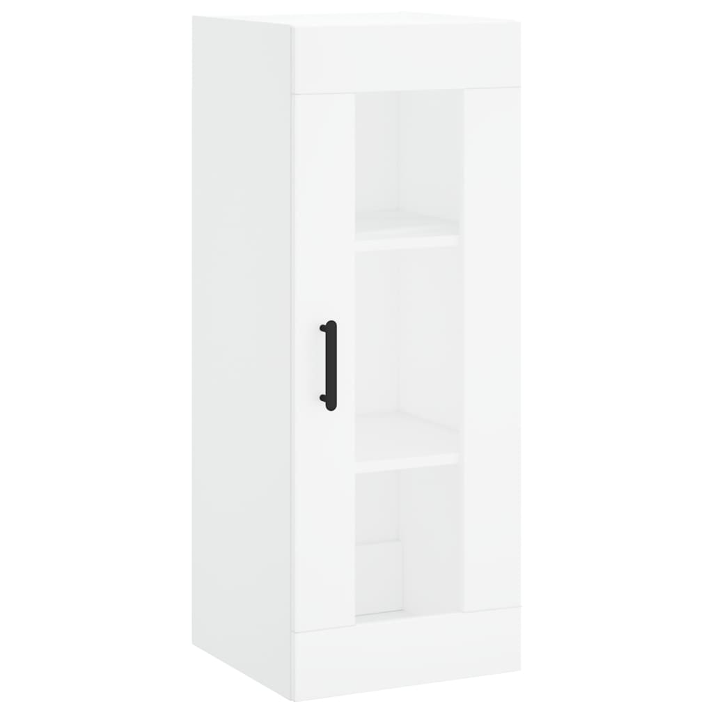 Highboard White 34,5x34x180 cm Engineered Wood