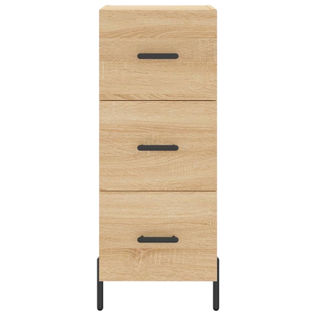Highboard Sonoma Oak 34,5x34x180 cm Engineered Wood