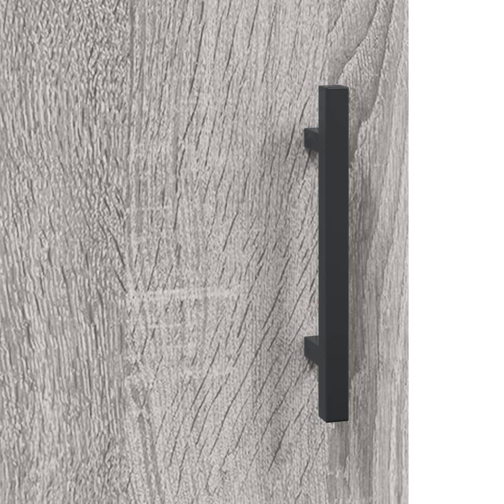 Highboard Grey Sonoma 34,5x34x180 cm Engineered Wood