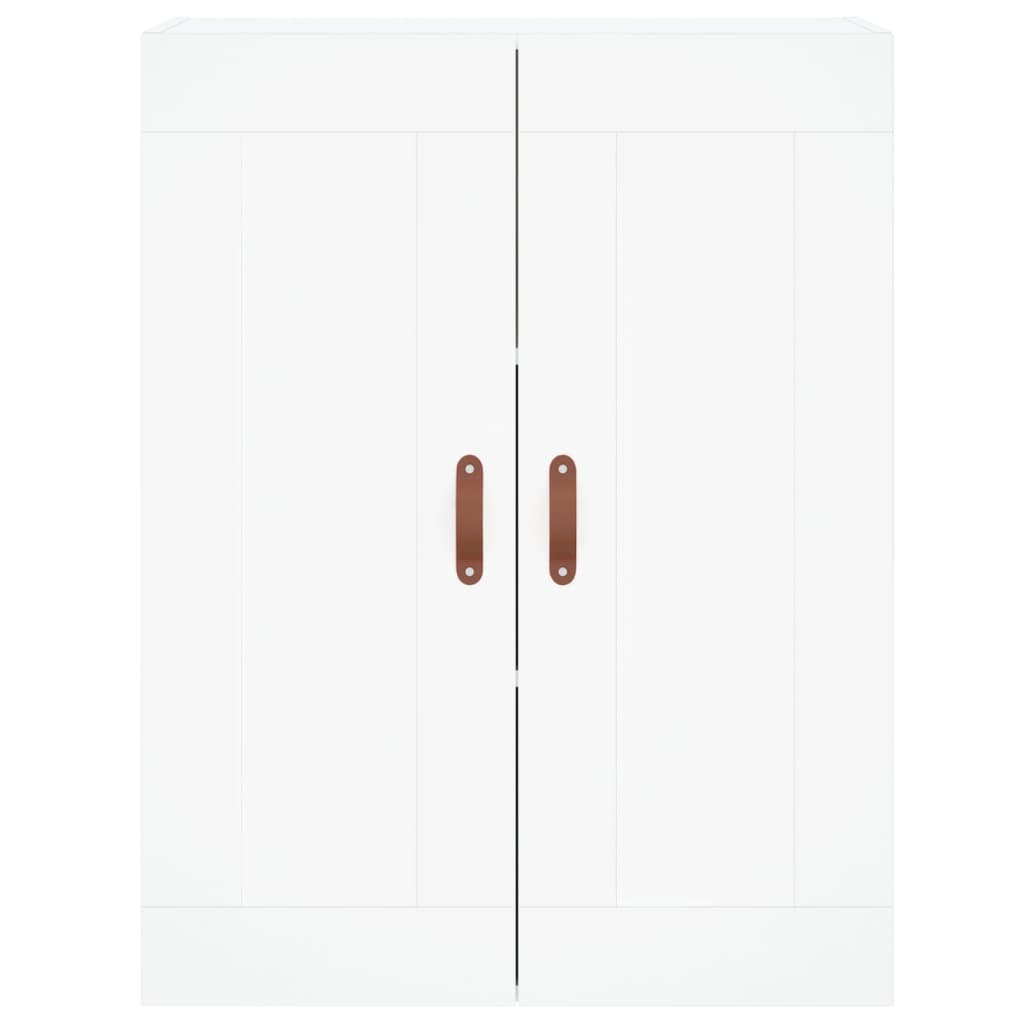 Highboard White 69,5x34x180 cm Engineered Wood