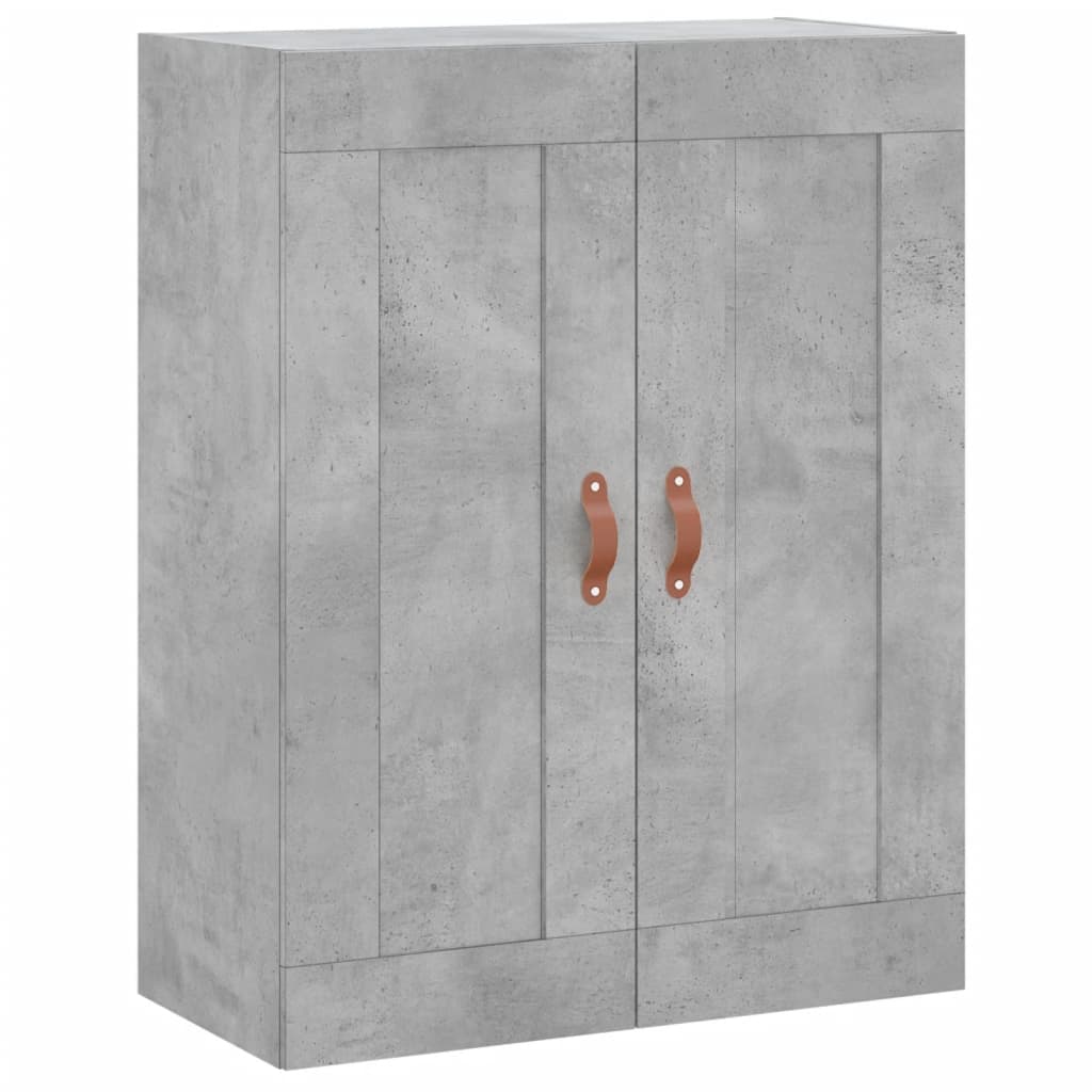 Highboard Concrete Grey 69,5x34x180 cm Engineered Wood