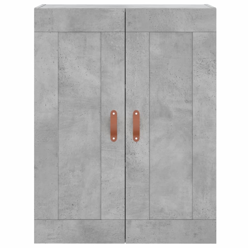 Highboard Concrete Grey 69,5x34x180 cm Engineered Wood