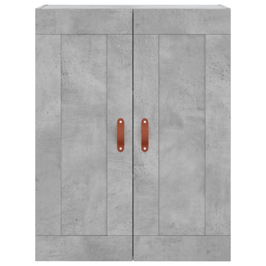Highboard Concrete Grey 69,5x34x180 cm Engineered Wood