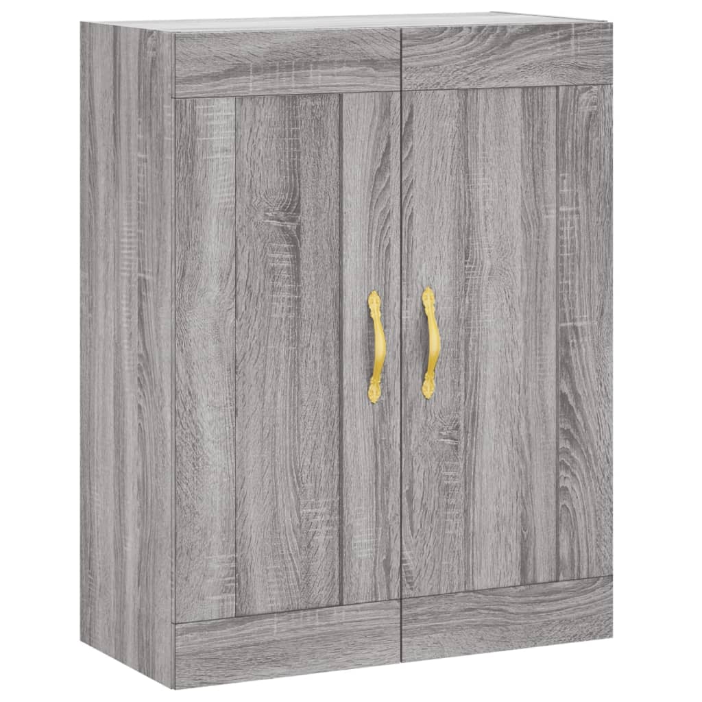 Highboard Grey Sonoma 69,5x34x180 cm Engineered Wood