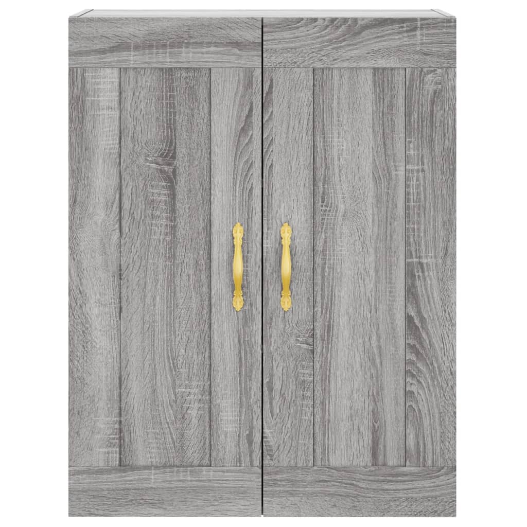 Highboard Grey Sonoma 69,5x34x180 cm Engineered Wood