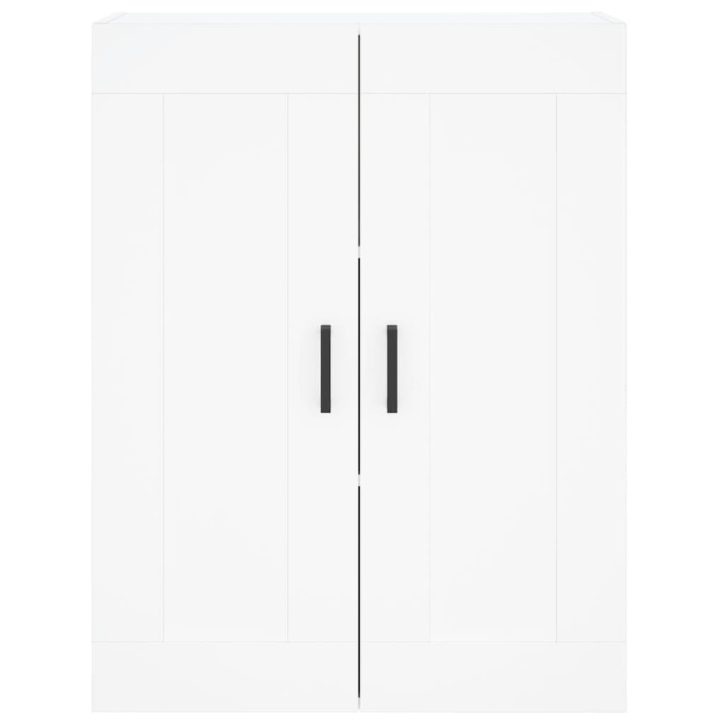 Highboard White 69.5x34x180 cm Engineered Wood