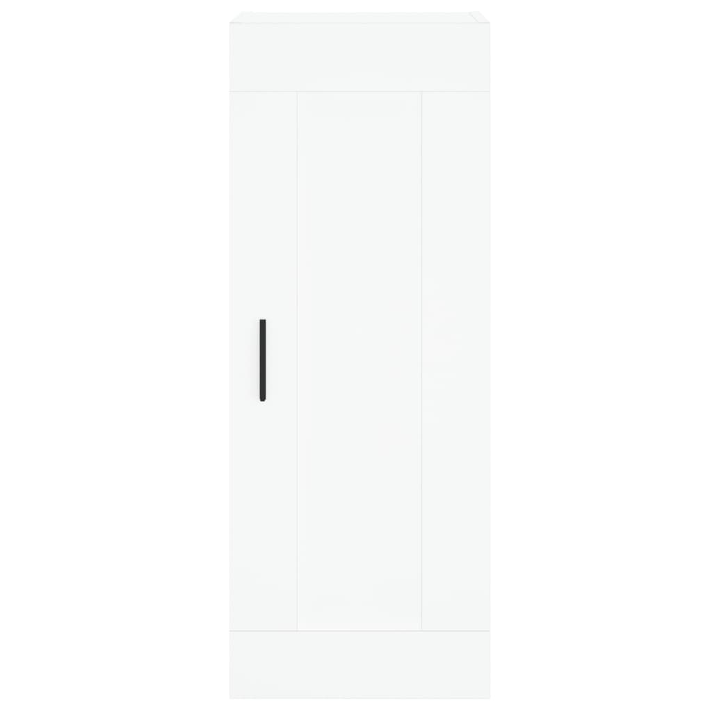 Highboard White 34,5x34x180 cm Engineered Wood