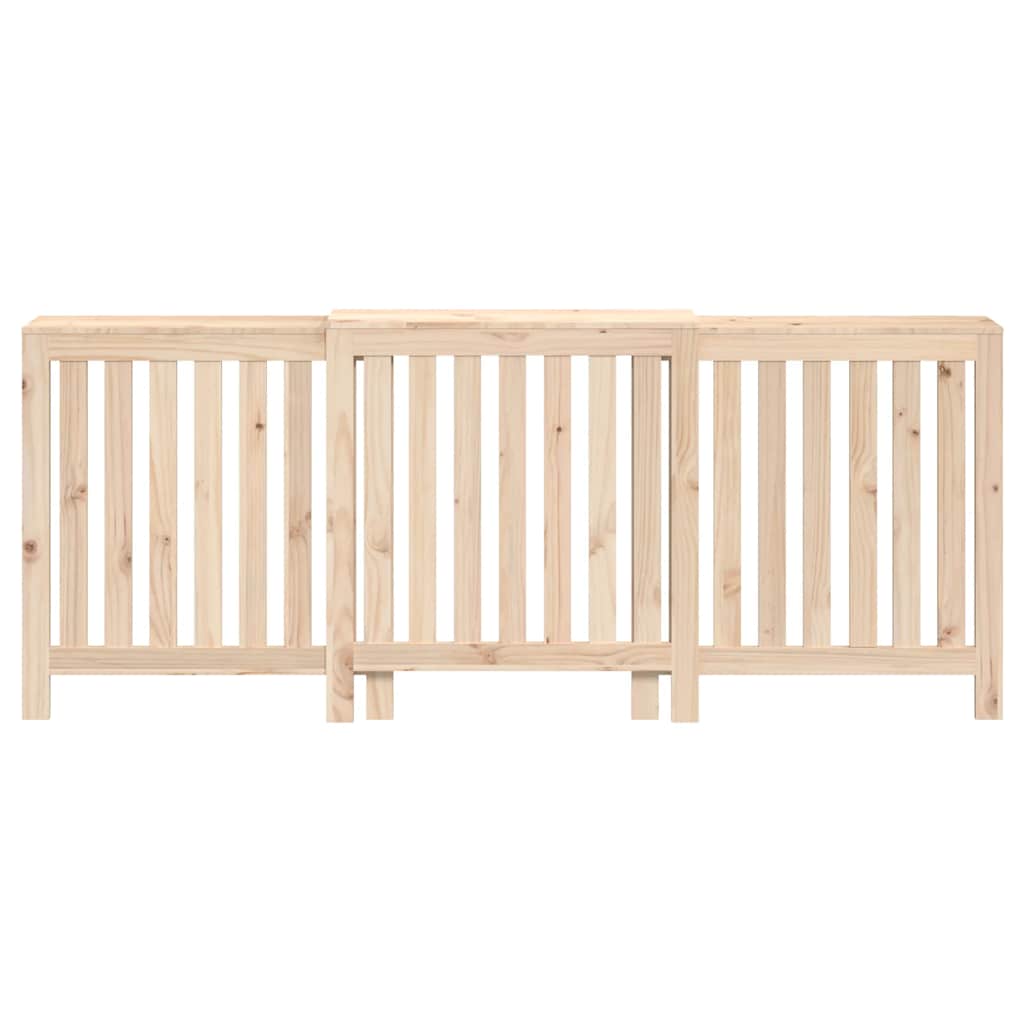 Radiator Cover 210x21x85 cm Solid Wood Pine