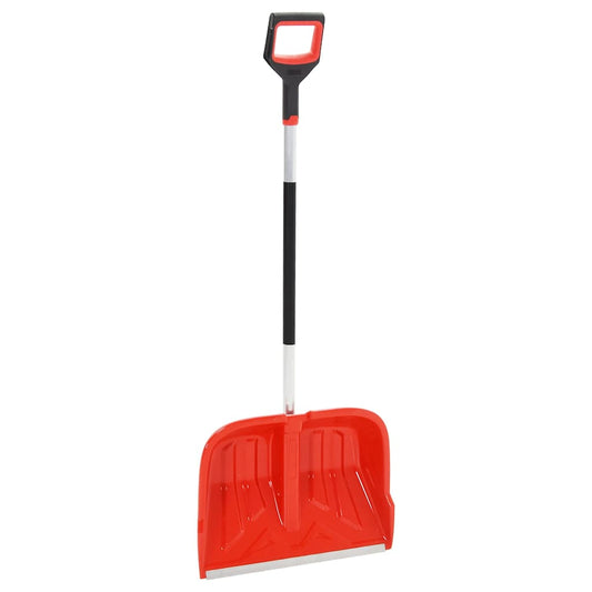 93709 vidaXL Snow Shovel Red 136 cm Aluminium